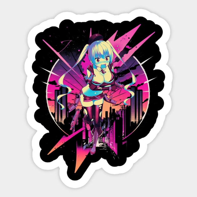 UMP9 Graceful Yet Deadly - Frontline Ensemble Sticker by WalkTogether